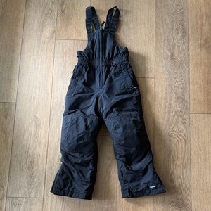 Lands' End Black Snow Bib Overalls
